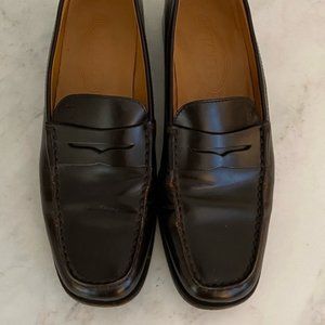 Tod's Iconic Brown Loafers Size 6.5